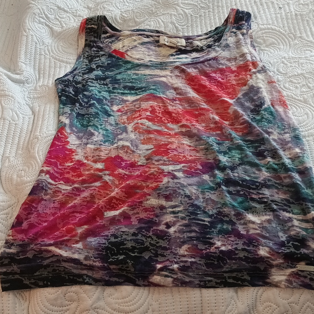 Calvin Klein BRIGHT 🎈 multi-color tank top
